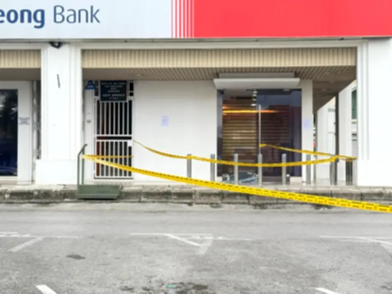 Bank di Sibu Ditembak: Polis Siasat Motif Selepas Video Viral di Media Sosial