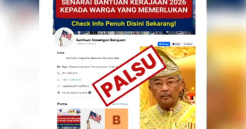 Istana Pahang Nafi Video AI Palsu Konon Sultan Tawar Bantuan Wang