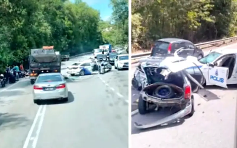 Kanak Perempuan Tiga Tahun Maut, Tiga Cedera dalam Kemalangan di Jalan Ipoh-Lumut