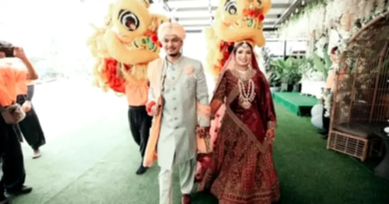 Pasangan Punjabi Raikan Cinta Lintas Agama dalam Perkahwinan Unik di Ipoh