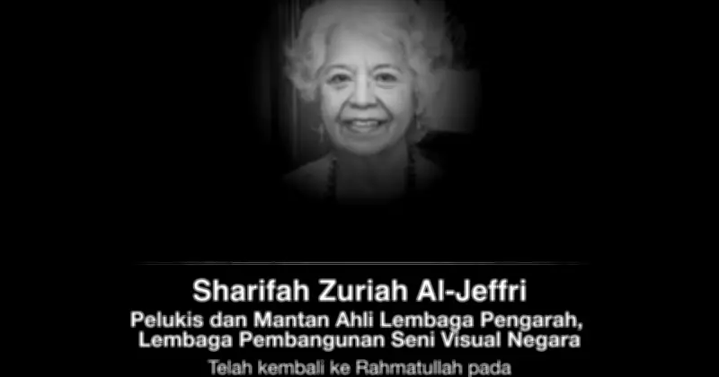 Pengasas Bersama SIS, Sharifah Zuriah Syed Jan Al-Jeffri Meninggal Dunia Pada Usia 88 Tahun