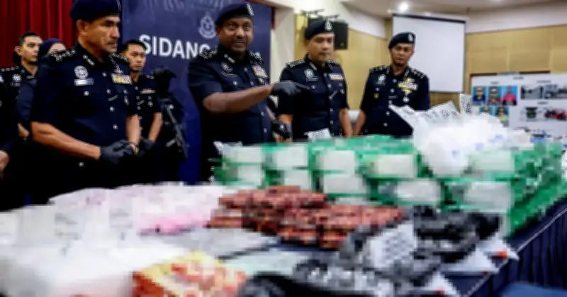 Polis Lumpuhkan Dua Sindiket Dadah, Rampas Dadah Bernilai RM21 Juta