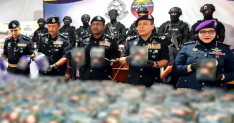 Polis Rampas 3 Tan Metamfetamina, Patahkan Sindiket Antarabangsa