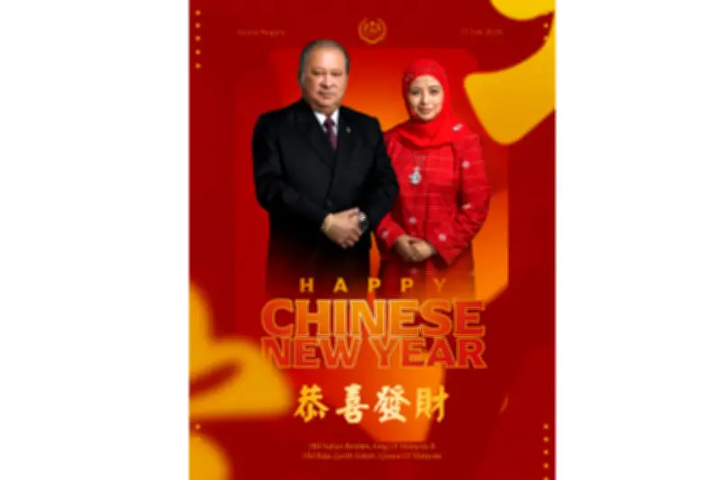 Raja dan Permaisuri Malaysia Ucapkan Selamat Tahun Baru Cina, Harap Perpaduan Kukuh