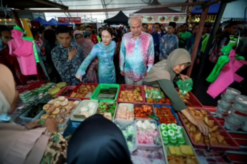 Sultan Perak Ingatkan Peniaga Bazar Ramadan Kurangkan Gula Dalam Makanan