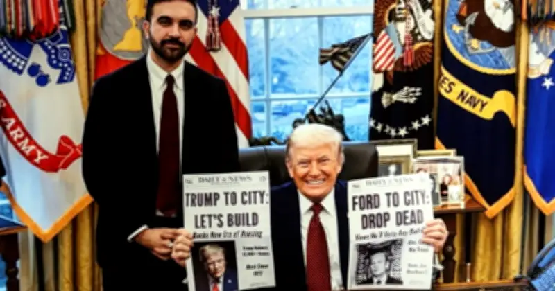 Trump dan Mamdani Bincang Perumahan dan Tahanan Pelajar Columbia University