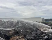 Bomba Johor Akhirnya Padamkan Kebakaran Besar Gudang Getah di Senai Selepas Empat Hari