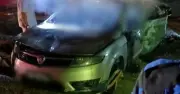 Dua Rentung dalam Nahas Maut di Temerloh, Pemandu Porsche Melarikan Diri