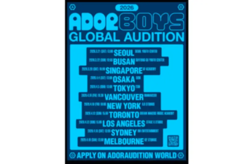 ADOR, Label K-pop Korea Selatan, Cari Bakat Lelaki Singapura untuk Audisi Global