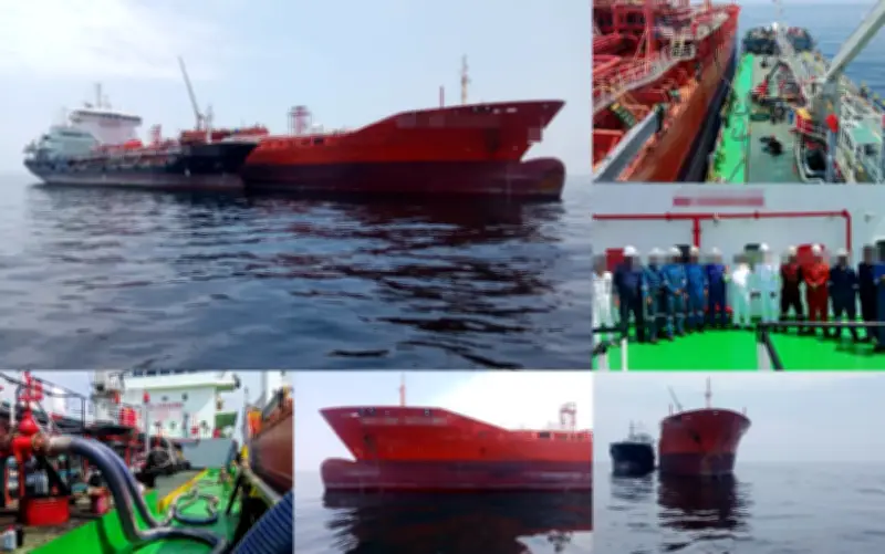 APMM Tahan Dua Kapal Tangki Minyak di Perairan Lumut Kerana Disyaki Pindahan Minyak Haram