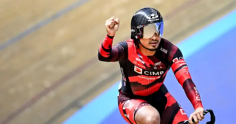 Azizulhasni Kejutkan Dunia, Rampas Emas Keirin Daripada Juara Dunia No 1
