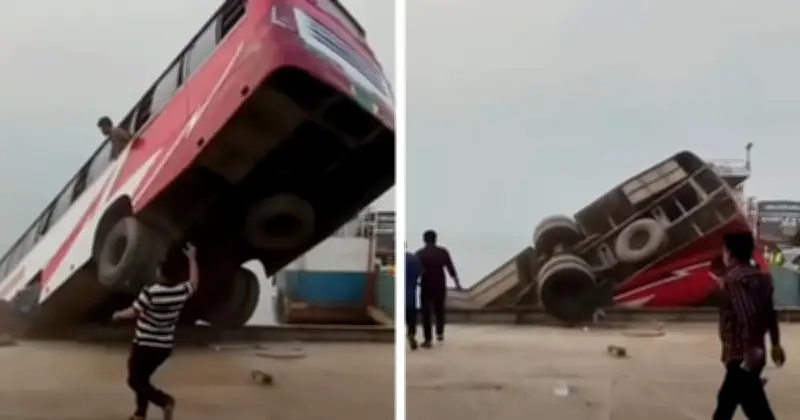 Bas Terjunam di Sungai Padma Bangladesh, Dua Mayat Ditemukan, 17 Diselamatkan