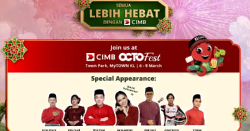 CIMB OCTOFest Hidupkan Semangat Raya Awal di MyTOWN KL Hujung Minggu Ini