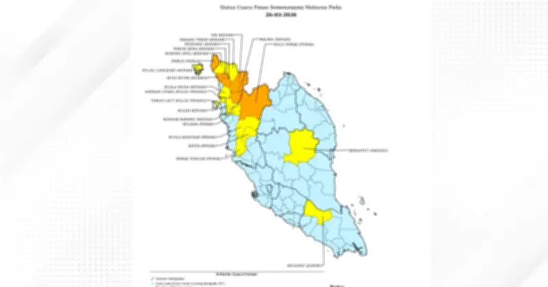 Gelombang Haba Melanda Perlis, Kedah dan Perak - 14 Kawasan Lain Dalam Amaran Tahap 1