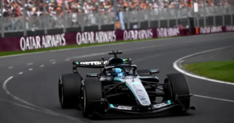 George Russell Terpantas dalam Sesi Latihan Grand Prix China