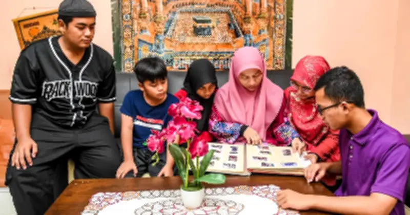 Ibu Tunggal Tabah Besarkan 6 Anak Selepas Suami Meninggal Akibat Covid-19
