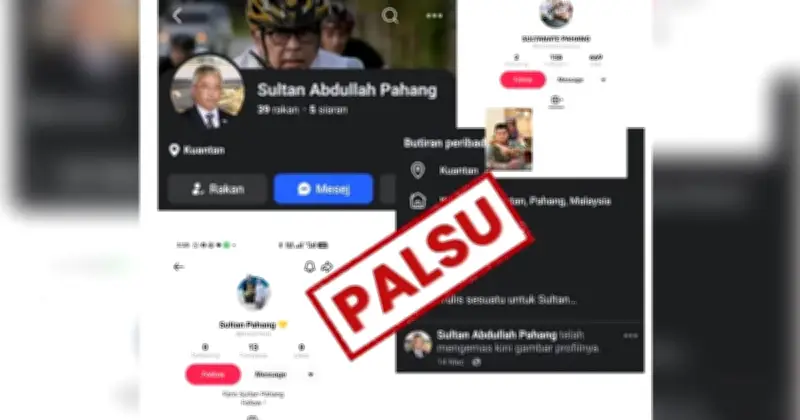 Istana Pahang Nafi Al-Sultan Abdullah Ada Akaun Media Sosial Peribadi