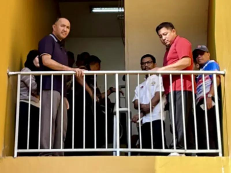 Johor Ganti Pagar Keselamatan PPR Desa Mutiara Selepas Kejadian Kanak-Kanak Jatuh