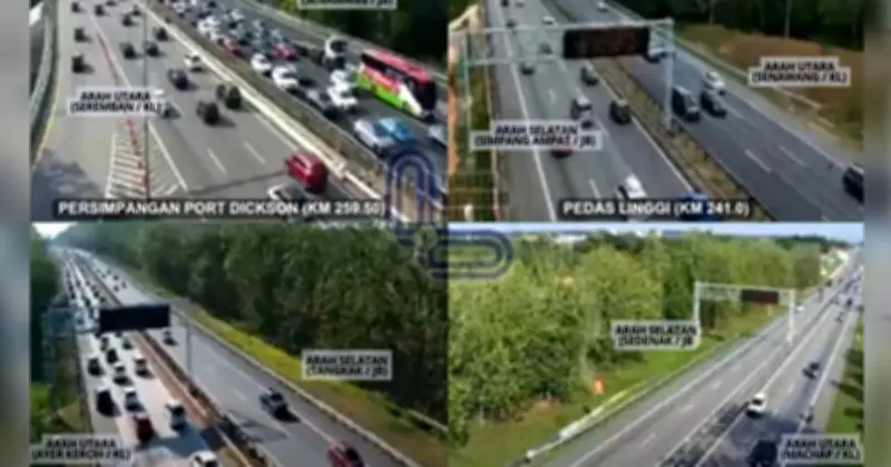 Kesesakan Lalu Lintas Melanda Lebuh Raya Utama Petang Ini, Kemalangan Menyumbang