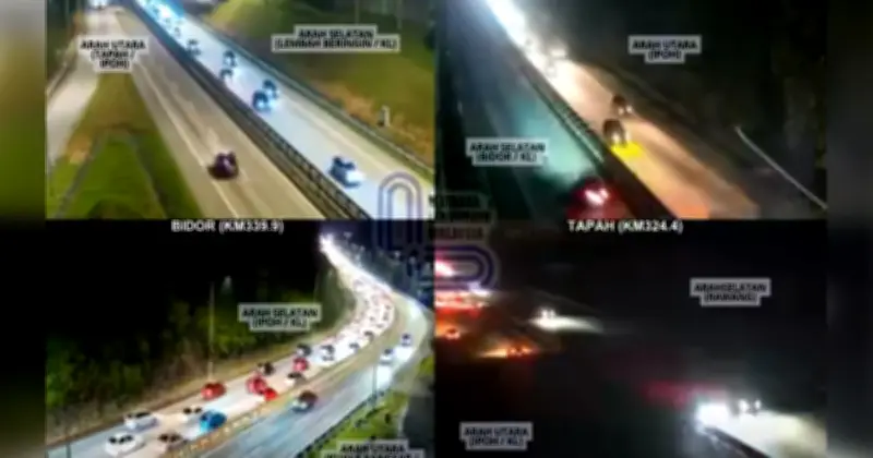 Kesesakan Lalu Lintas Teruk di Lebuhraya E1 dan E2 Sempena Hari Raya Aidilfitri