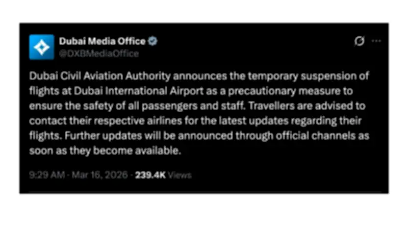 Lapangan Terbang Dubai Tangguh Penerbangan Sementara Akibat Insiden Dron Berhampiran