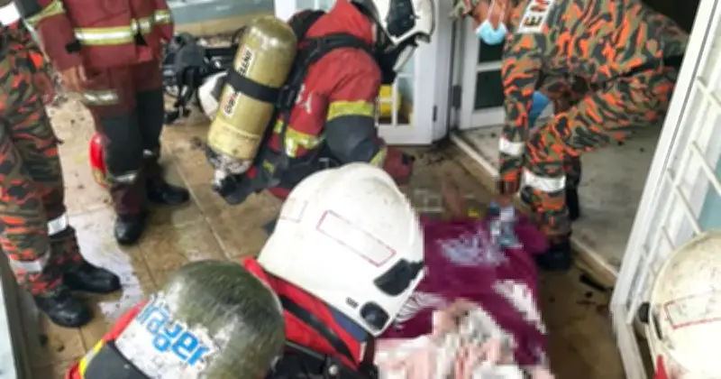 Lelaki 54 Tahun Maut Dalam Kebakaran Rumah Berkembar di Kota Damansara