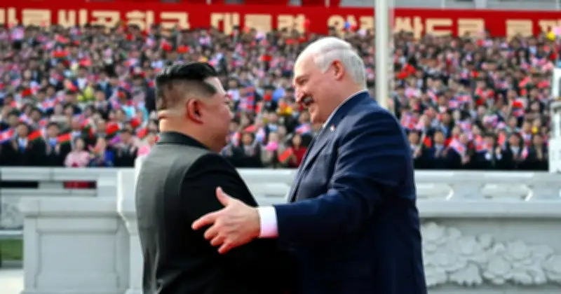 Lukashenko Diterima Hangat Kim Jong Un di Pyongyang, Perkukuh Hubungan Dua Negara