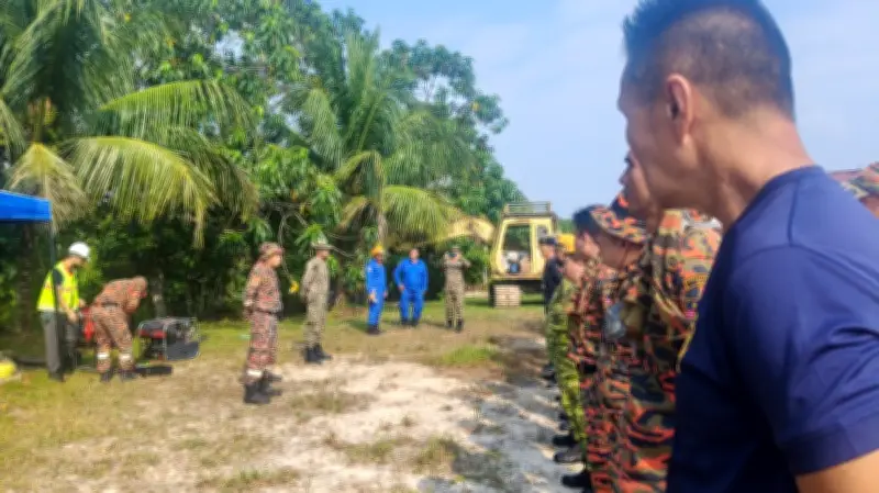 Operasi Pelbagai Agensi Dilancar Untuk Kawal Kebakaran Belukar 16 Hektar Berhampiran Institut Memandu Sibu