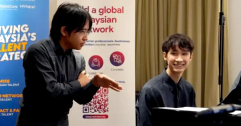 Pemain Piano Vincent Ong Pulang, Tonjolkan Usaha TalentCorp Galak Warga Malaysia Luar Negara Beri Sumbangan