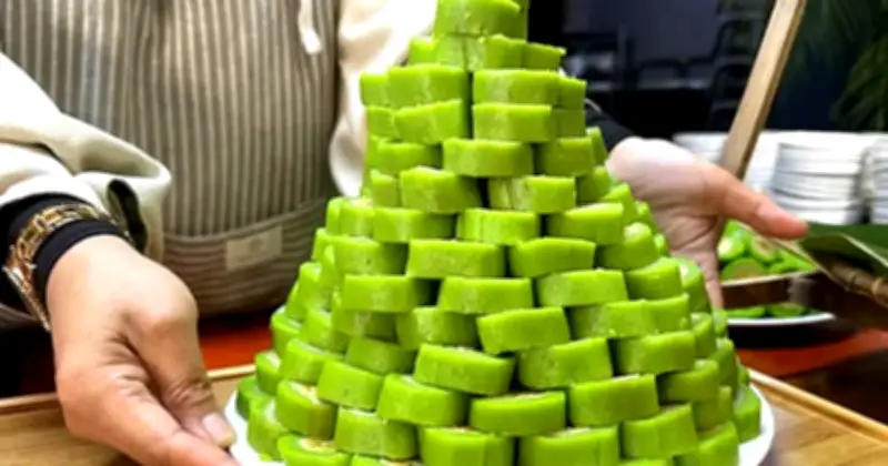 Pencuci Mulut Bugis 'Es Pisang Ijo' Jadi Kegemaran Sungkai di Sabah