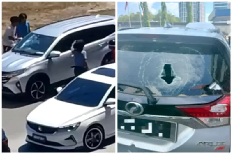 Pertikaian Tempat Letak Kereta Di Kota Kinabalu Berakhir Dengan Serangan Ganas, Guru Cedera