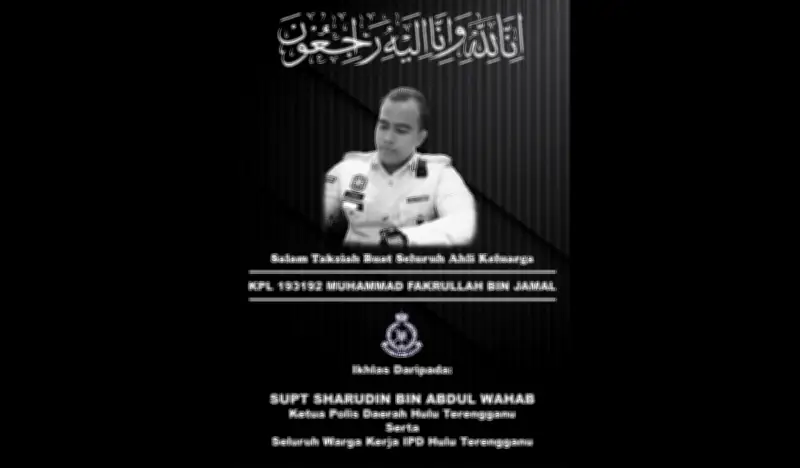 Polis Trafik Maut Selepas Motosikal Melencong Elak Lubang di Terengganu