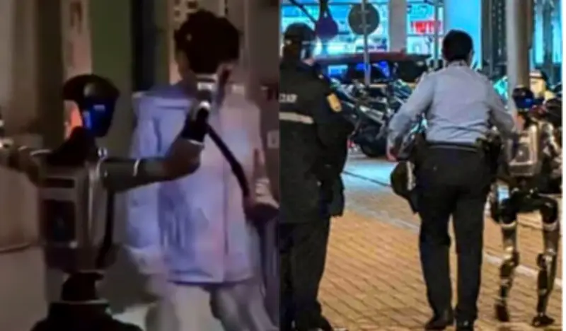 Robot Humanoid Mengejutkan Wanita di Macau, Dibawa Polis dari Tempat Kejadian