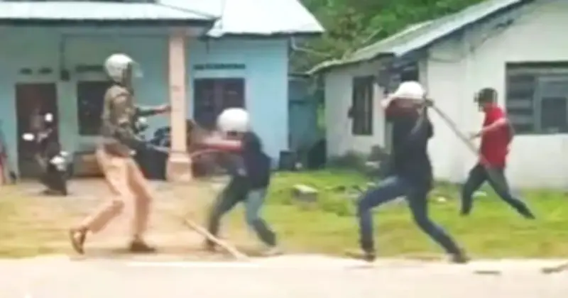 Tiga Lelaki Ditahan Polis Kerana Merusuh di Kuala Langat Akibat Perselisihan Faham Jalan Raya