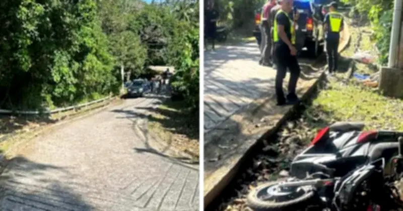 Tragedi Percutian: 3 Beranak Maut Akibat Motosikal Terbabas di Pulau Tioman