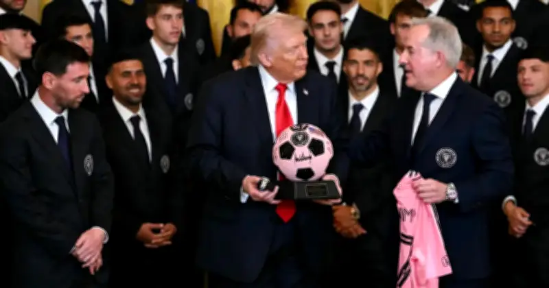 Trump Anugerahkan Messi dan Pasukan Juara MLS Cup Miami di Rumah Putih