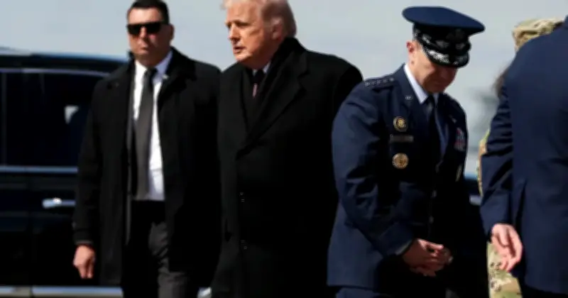 Trump Hadiri Pemulangan Enam Anggota Udara AS Terkorban dalam Kemalangan Pesawat Iran