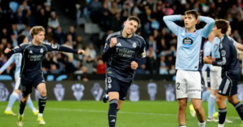 Valverde Selamatkan Real Madrid Dengan Gol Lewat Menentang Celta Vigo