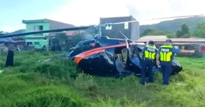 Warga Malaysia Maut Dalam Nahas Helikopter Di Filipina, Juruterbang Cedera Parah