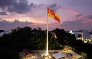 Sultan Sharafuddin Rasmi Tiang Bendera Tertinggi Asia Tenggara di Dataran Selangor