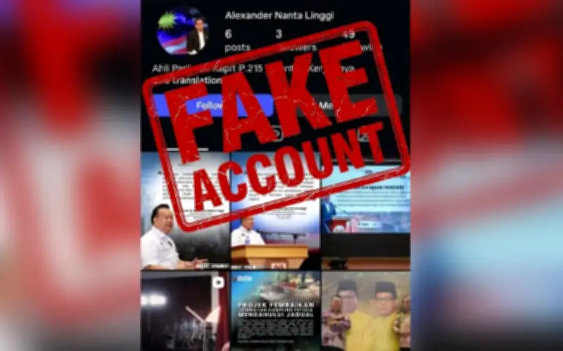 Alexander Nanta Linggi Beri Amaran: Awas Akaun Instagram Palsu Menggunakan Namanya