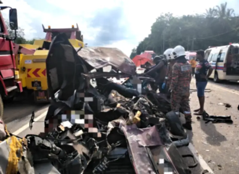 APAD Tarik Balik Lesen Pengendali Trailer MFG Barokah Selepas Kemalangan Maut di Gemas