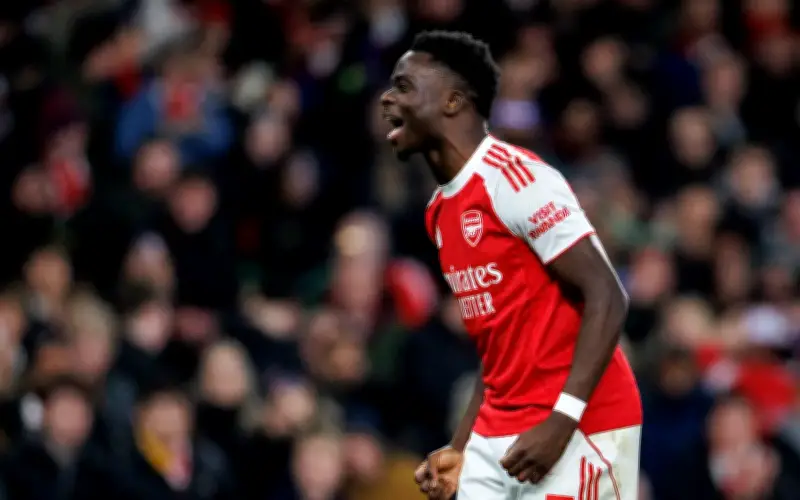 Arsenal sambut kembali Saka untuk saingan kejuaraan Liga Perdana