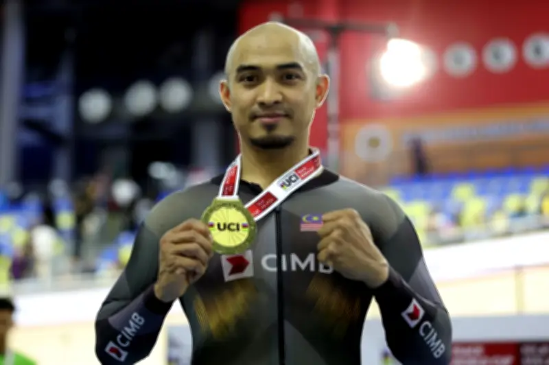 Azizulhasni menang emas keirin Piala Dunia di Nilai
