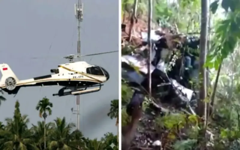 Bekas Pengarah KLK Meninggal Dalam Nahas Helikopter di Indonesia