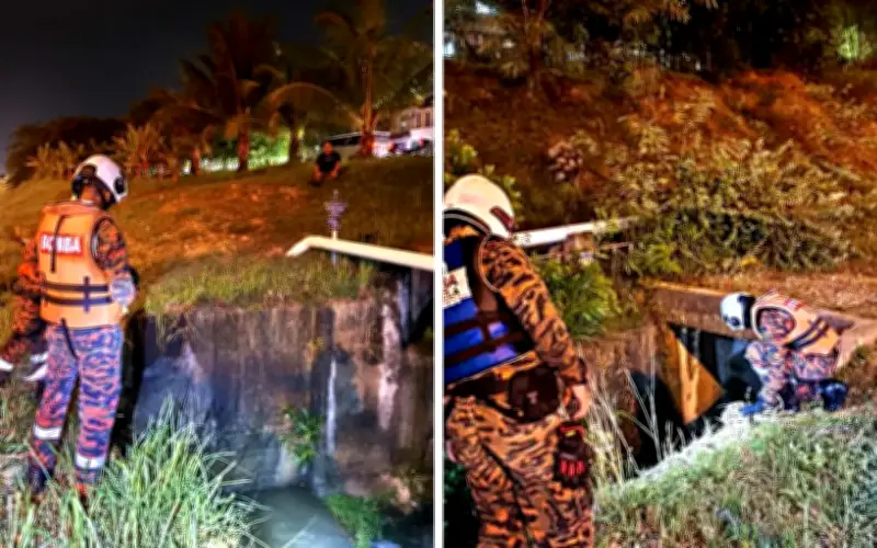 Budak 10 Tahun Jatuh Longkang Ditemui Lemas Selepas 3 Hari