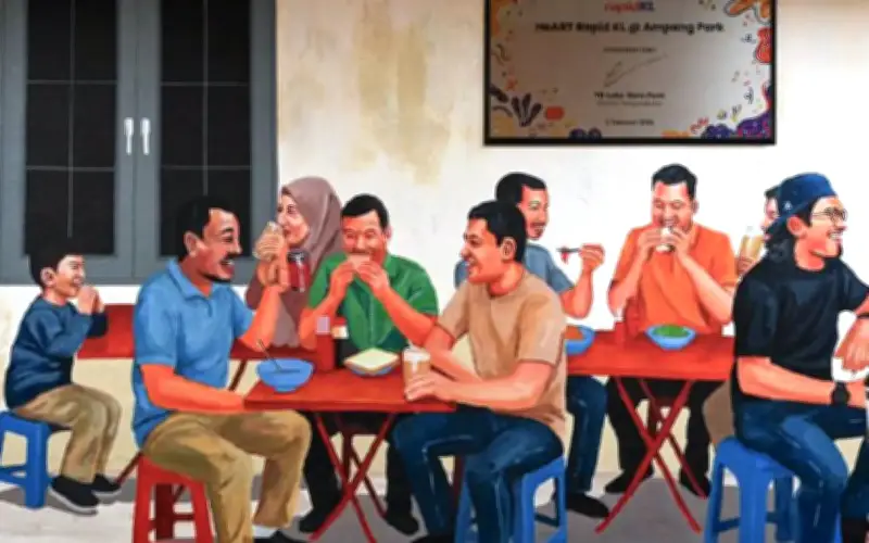 Dari Penghantar Makanan ke Artis Mural: Perjalanan Transformasi Riduan