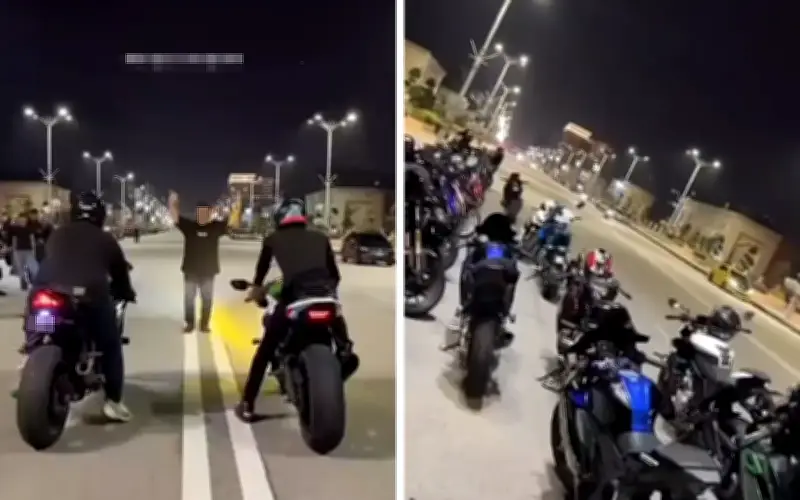 Dua lelaki ditahan kerana lumba haram superbike di Putrajaya