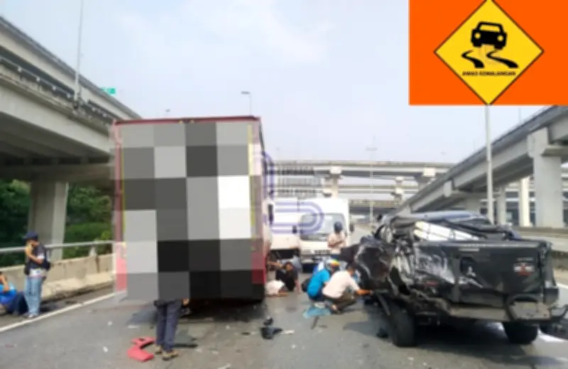 Dua Maut, Tiga Cedera dalam Kemalangan Berantai di Lebuhraya DUKE