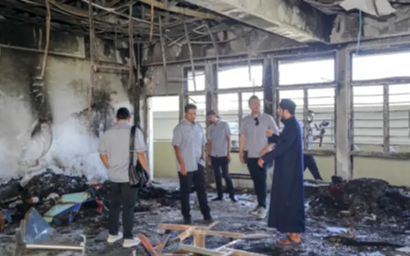 Estika Medispa bantu bangun semula maahad tahfiz terbakar di Sungai Long